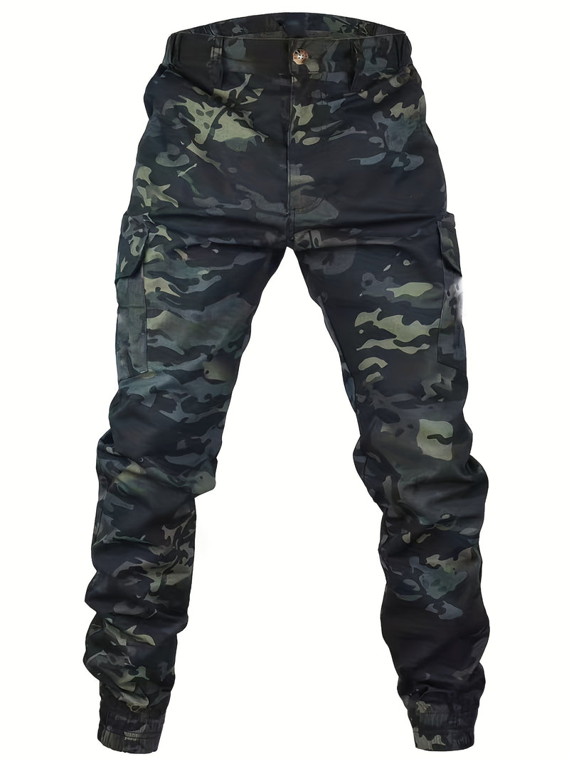Men's Camouflage Cargo Pants | Multi-Pocket Tactical Workwear