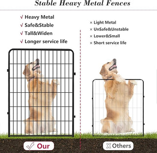 Heavy Duty Metal Dog Fence, 40 inch 10 Panels