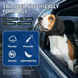 Soft Dog Ear Cover for Loud Noises, Hematoma's and Ears Surgery Recovery