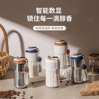 Coffee cup 316 stainless steel thermos cup, double layer