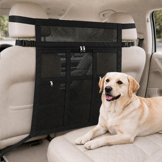 Car Dog Barrier with Hook and Loop Fastener