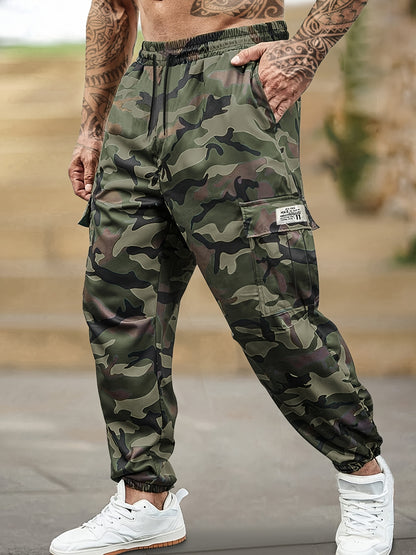Men's & Women's Lightweight Camouflage Cargo Pants - Casual Joggers