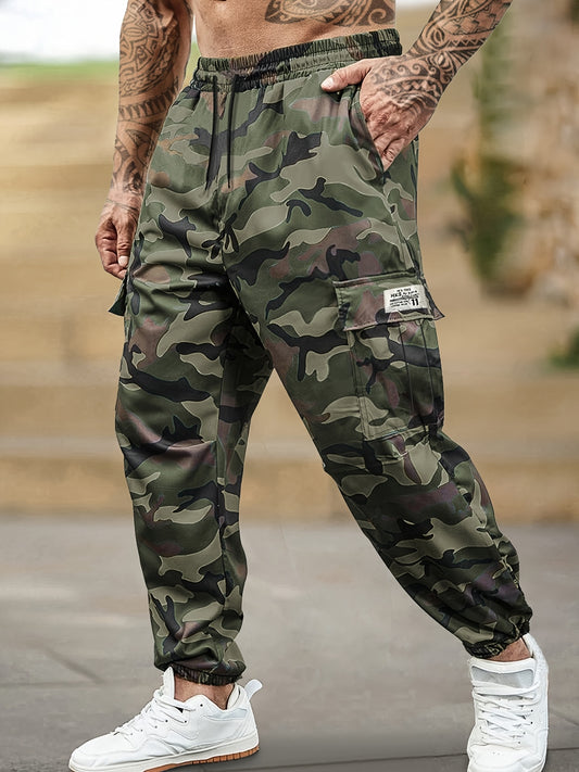 Men's & Women's Lightweight Camouflage Cargo Pants - Casual Joggers