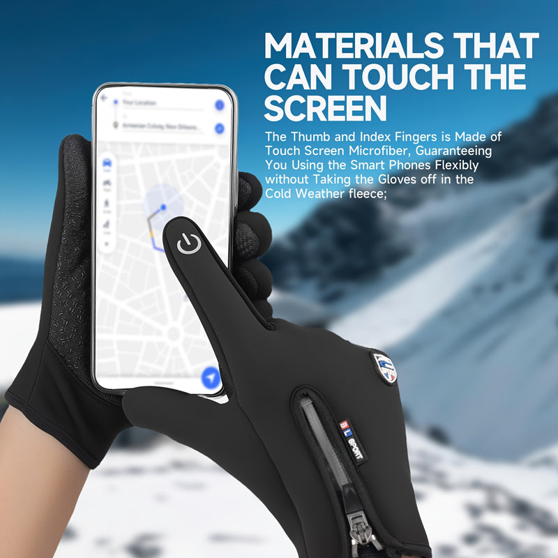 Outdoor Cold, Touch Screen and Windproof Sports Gloves