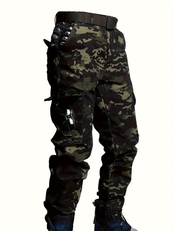 Men's Camouflage Cargo Pants | Multi-Pocket Tactical Workwear