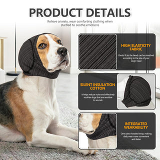 Soft Dog Ear Cover for Loud Noises, Hematoma's and Ears Surgery Recovery