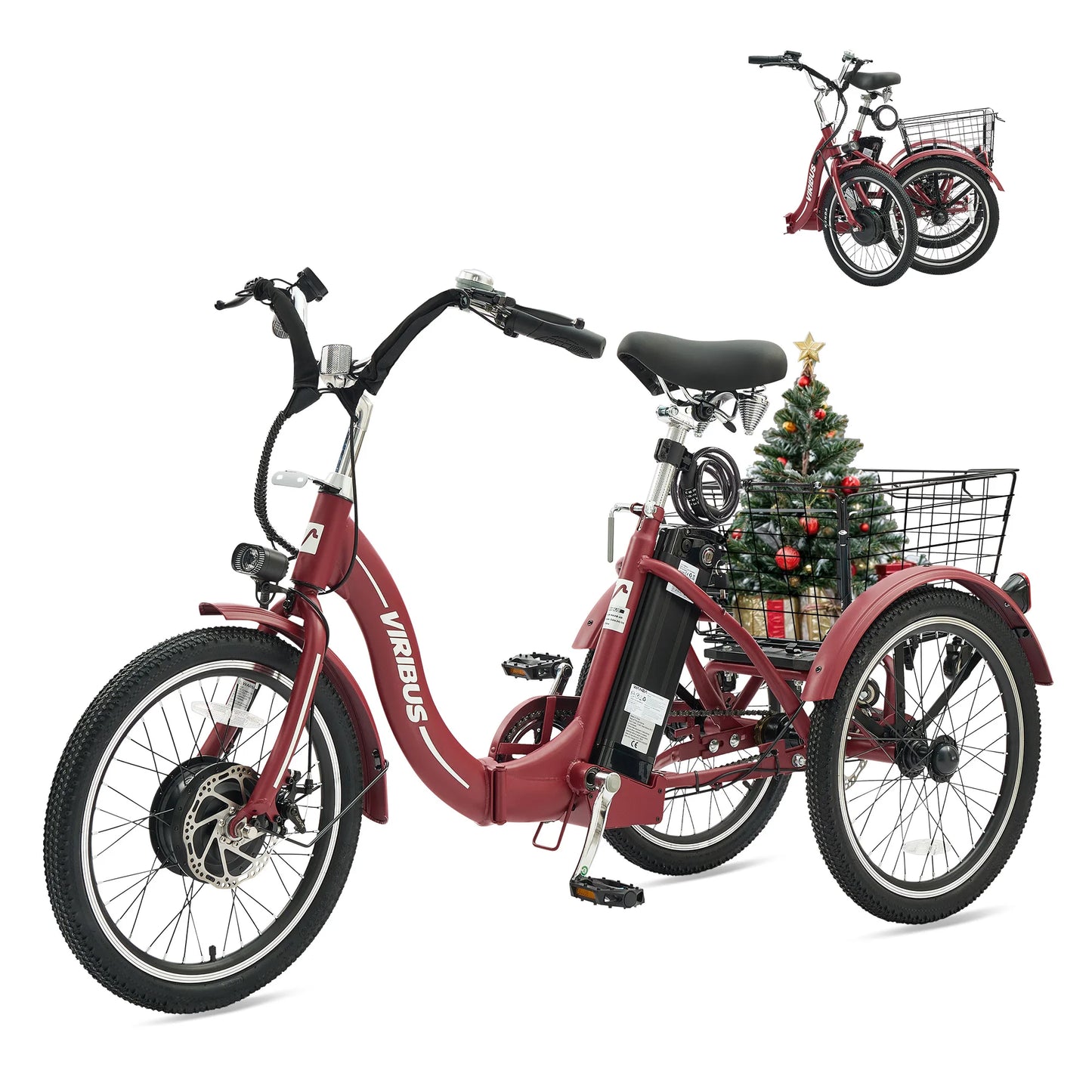 Folding Electric Trike for Adults