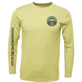 Texas Freshwater Born Kraken Men's Long Sleeve UPF 50+ Dry-Fit Shirt