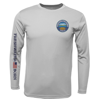 Texas Freshwater Born Kraken Men's Long Sleeve UPF 50+ Dry-Fit Shirt