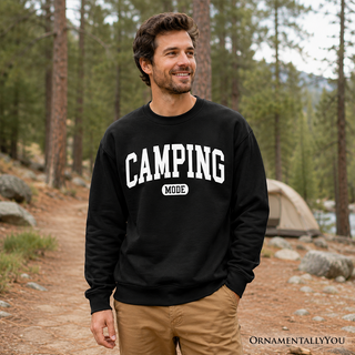 Camping Mode Varsity Sweatshirt