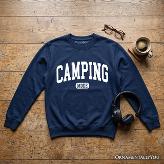 Camping Mode Varsity Sweatshirt