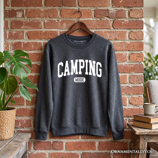 Camping Mode Varsity Sweatshirt