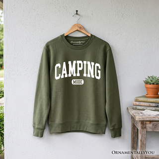 Camping Mode Varsity Sweatshirt