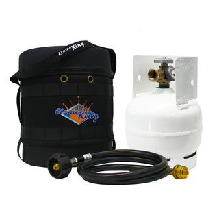 Flame King Propane Gas Hauler Kit 3lb Empty Propane Tank