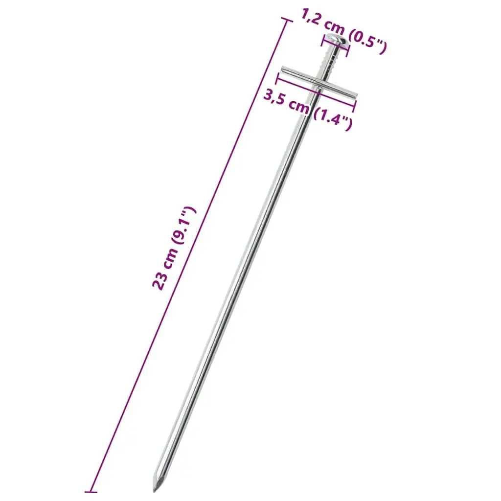 24pcs 9.1" Tent Pegs