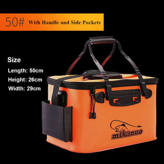 Portable EVA Collapsible Fishing Bucket, Live Fish Box