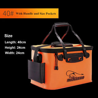 Portable EVA Collapsible Fishing Bucket, Live Fish Box