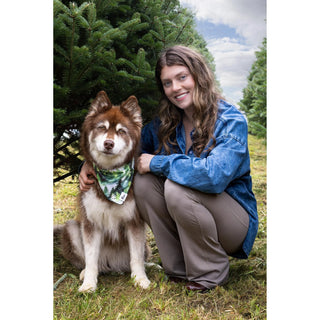 Evergreen Explorer Breathable Dog Bandana