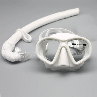 Tempered Glass Freedive Snorkel Set with Camera Mount