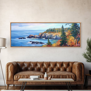 Acadia National Park, Framed Canvas Print