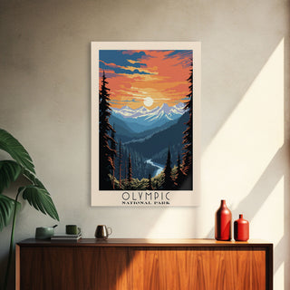Olympic National Park Washington Travel Art