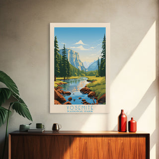 Yosemite National Park California Travel Art