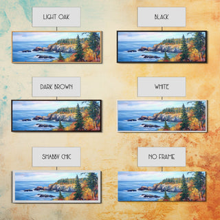 Acadia National Park, Framed Canvas Print