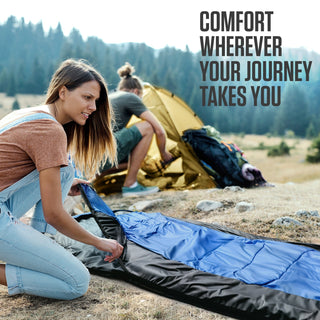 XXL Sleeping Bag for Big & Tall Campers, 90" × 39"