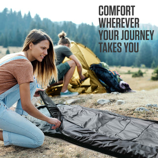 XXL Sleeping Bag for Big & Tall Campers, 90" × 39"