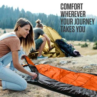 XXL Sleeping Bag for Big & Tall Campers, 90" × 39"