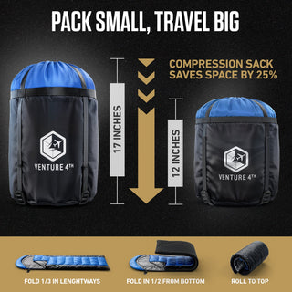 XXL Sleeping Bag for Big & Tall Campers, 90" × 39"
