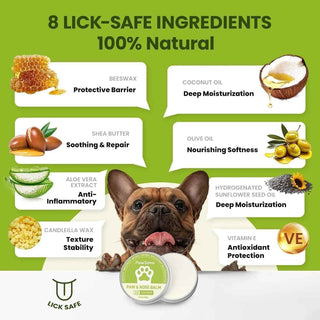 Lick-Safe Dog Paw & Nose Balm with Coconut Oil