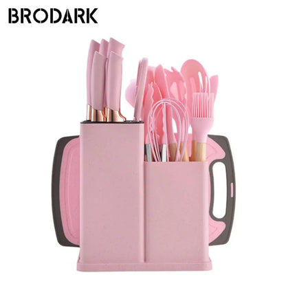 19pcs Food Grade Silicone Kitchenware Set