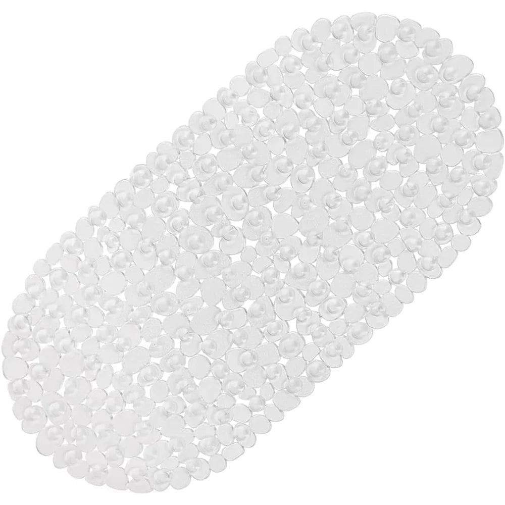 Non-Slip Pebbles Bath Mat with Suction Cups