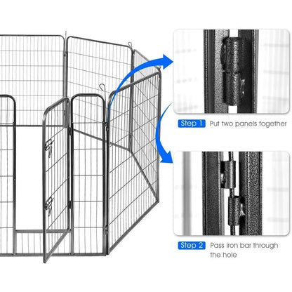 Metal Dog Playpen 40-inch (16 Panels)
