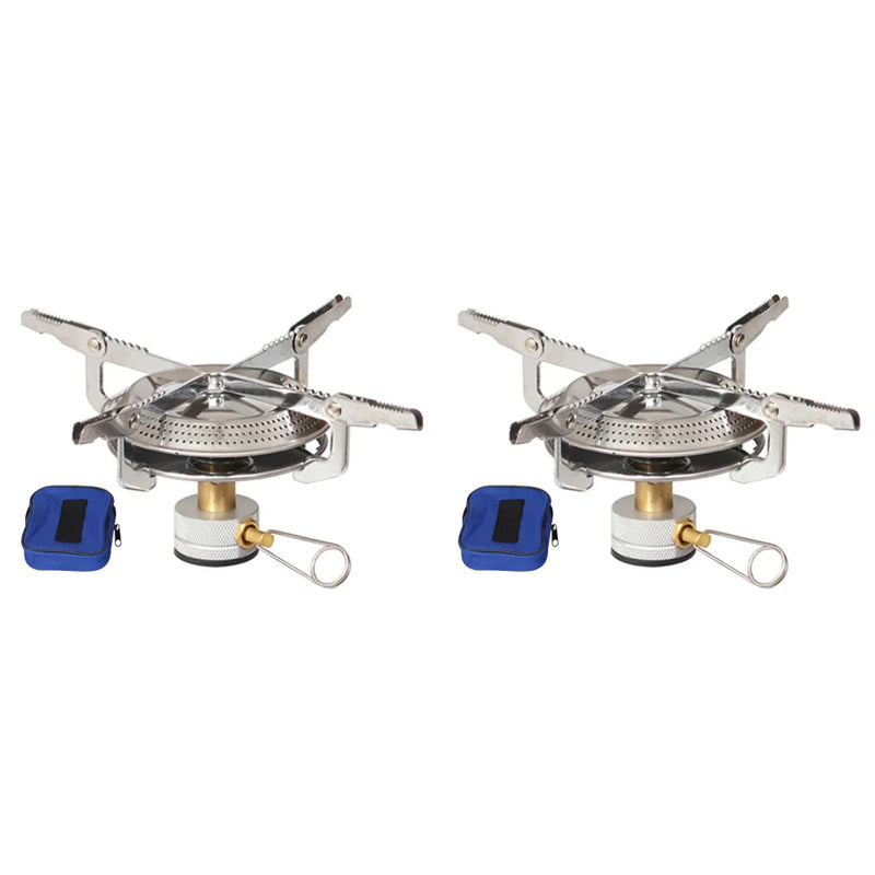 Outdoor Camping Gas Stove with Storage Bag