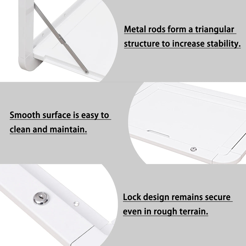 Foldable RV Wall-Mounted Table