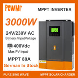 MPPT 80A Solar Charger 3000W Inverter