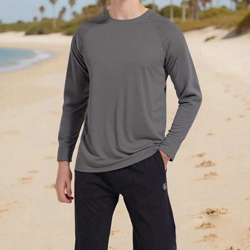 Men s Performance Long Sleeve T-shirts - UPF 50