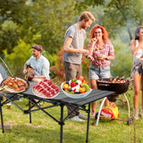 Folding Carbon Steel Roll-up Table (47.2" L x21.7" W x19.7" H)