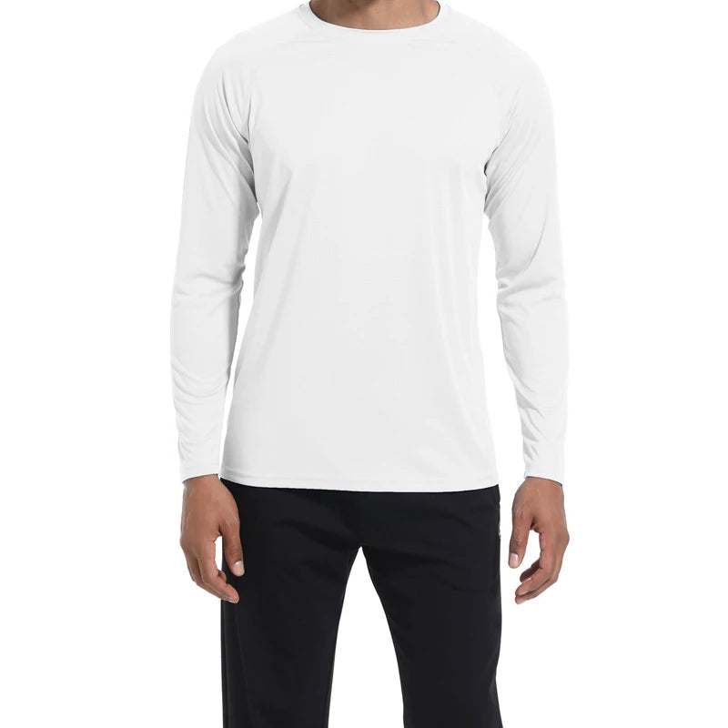 Men s Performance Long Sleeve T-shirts - UPF 50