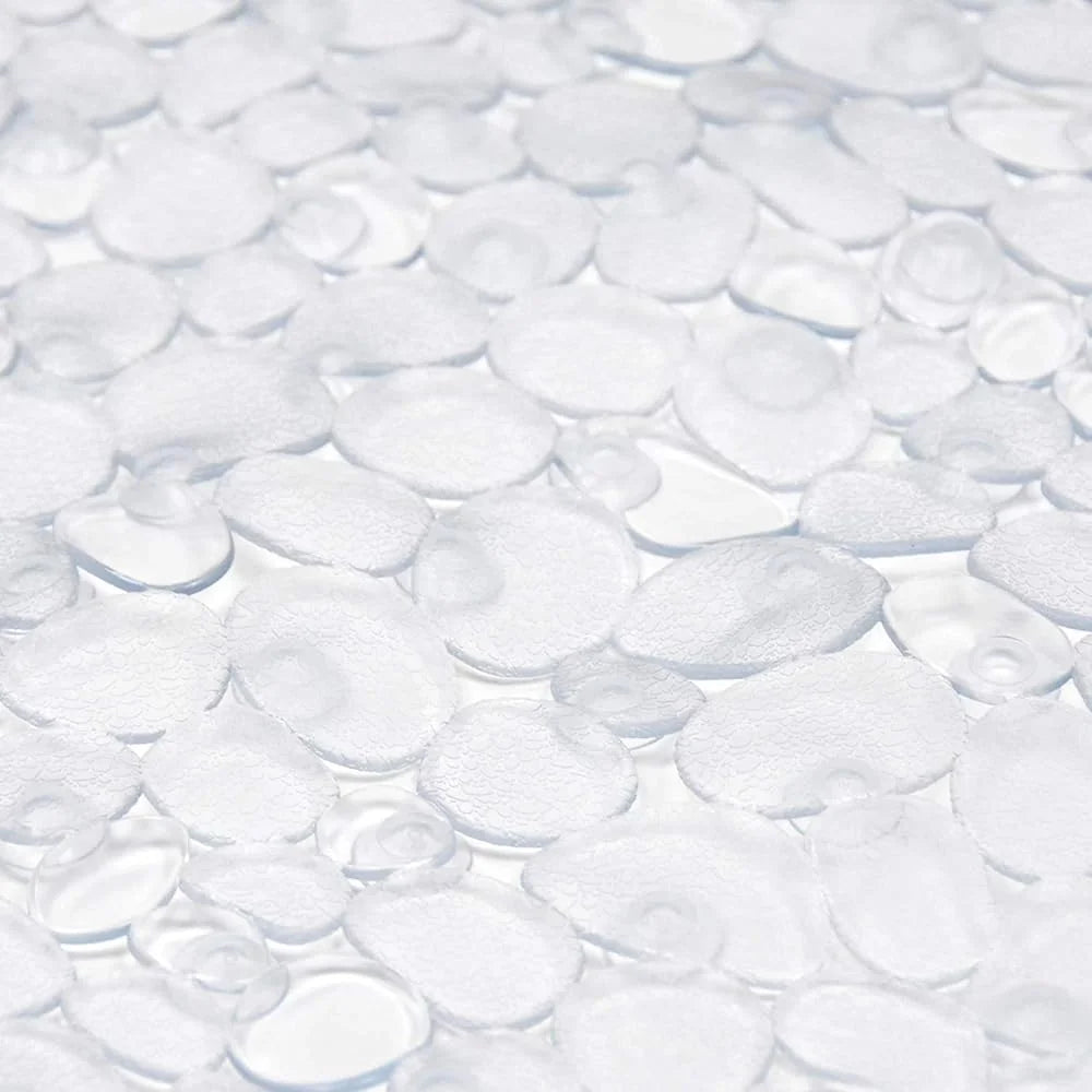 Non-Slip Pebbles Bath Mat with Suction Cups
