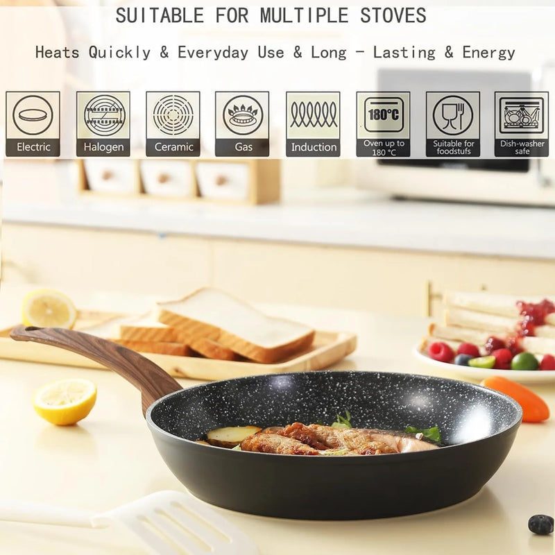 Non-Stick, Ceramic Cookware Set