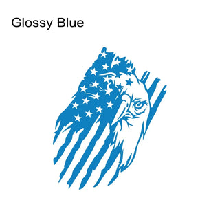 American Bald Eagle Flag Tailgate Decal