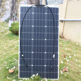 12V Flexible Waterproof Solar Panel Kit with Controller