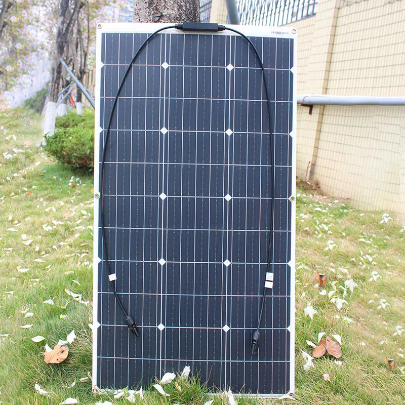 12V Flexible Waterproof Solar Panel Kit with Controller
