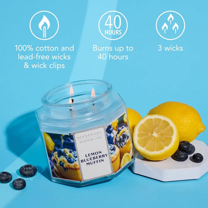Lemon Blueberry Muffin Scented Candle