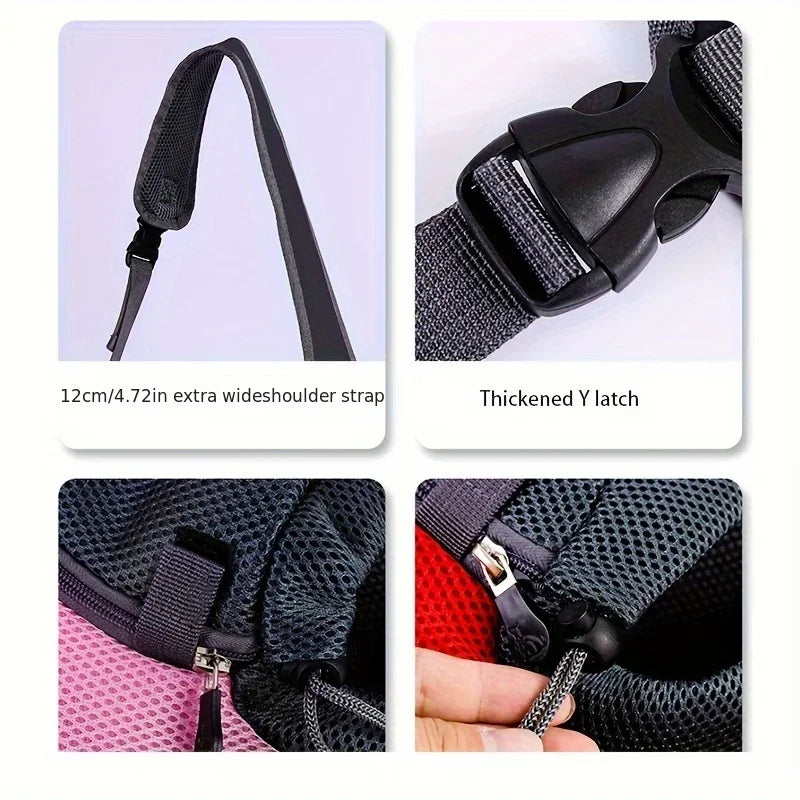1pc Outdoor Pet Shoulder/Chest Bag