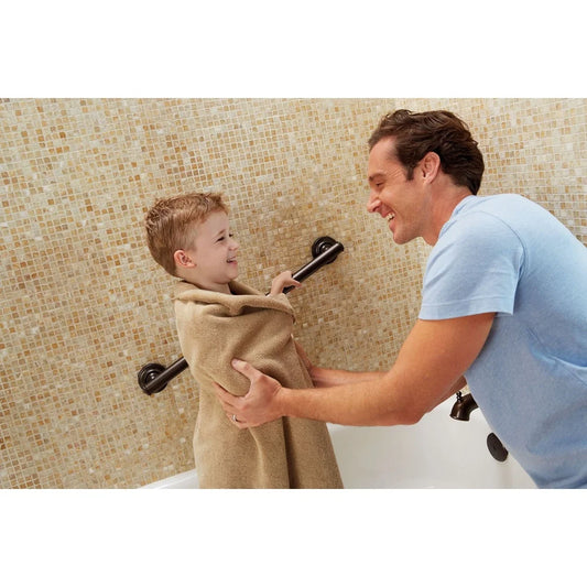 16 Inch Bronze Bathroom Grab Bar
