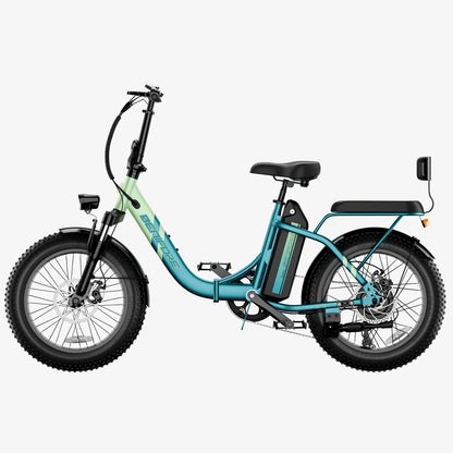 Folding Electric Bike with Mini Sofa Back Seat